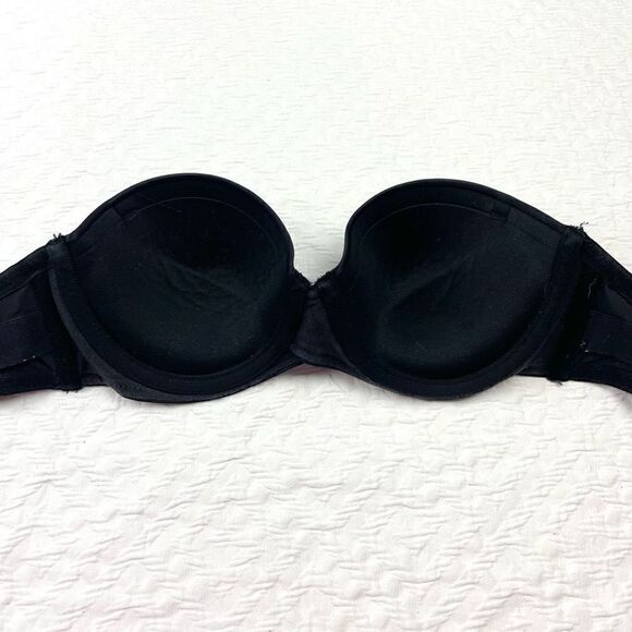 BUY 1 GET 1 FREE Bali 32c black strapless bra supportive - Picture 6 of 7
